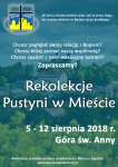 Rekolekcje wakacyjne z Pustynią w Mieście - 12 sierpnia 2018